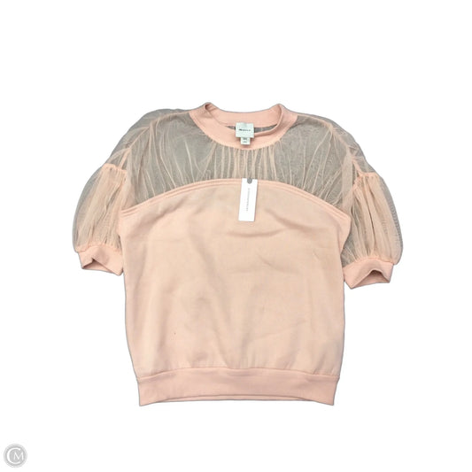 Top Short Sleeve By Maeve In Pink, Size: Xxs