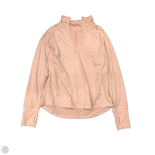 Athletic Sweatshirt Collar By Apana In Pink, Size: Xl