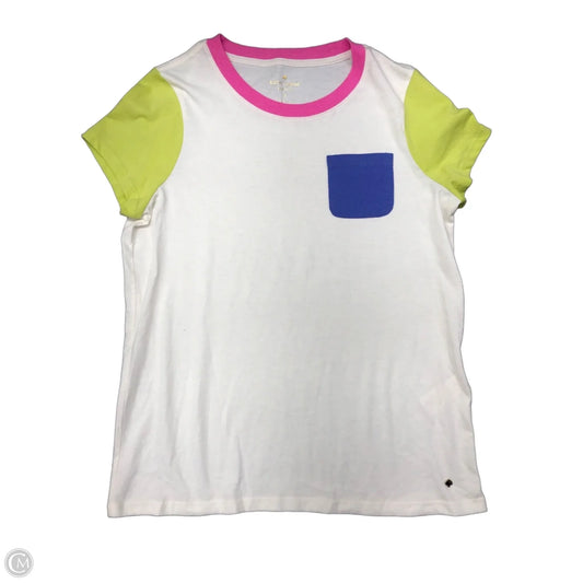 Top Short Sleeve Designer By Kate Spade In Multi-colored, Size: M