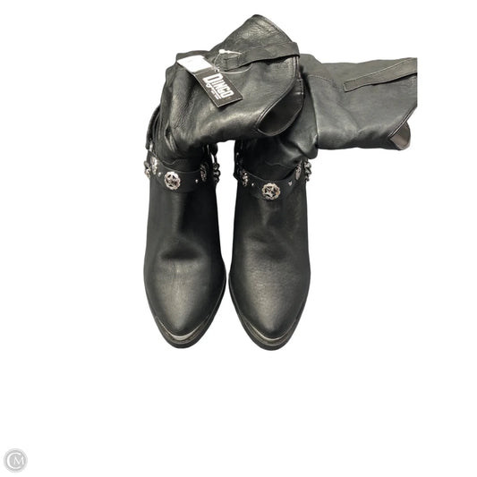 Boots Ankle Heels By Dingo In Black, Size: 11
