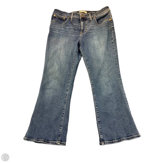 Jeans Straight By Madewell In Blue Denim, Size: 12