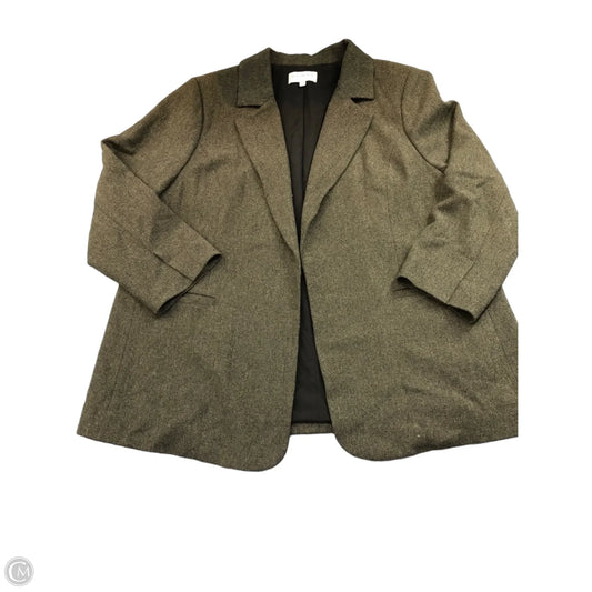 Blazer By Skies Are Blue In Bronze, Size: 1x