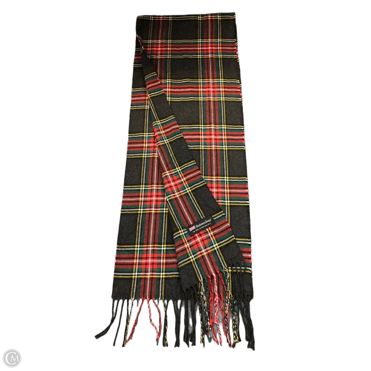 Scarf Winter By Clothes Mentor In Plaid Pattern