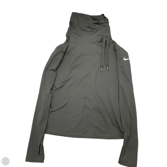 Athletic Sweatshirt Collar By Nike Apparel In Black, Size: S
