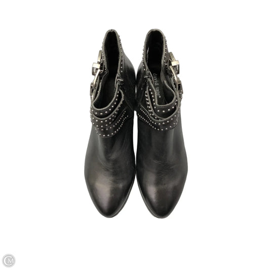 Boots Ankle Flats By Clothes Mentor In Black, Size: 8.5