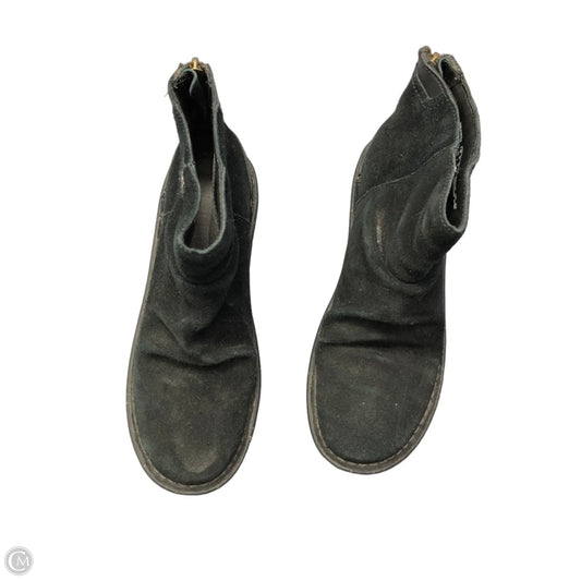 Boots Ankle Flats By Clarks In Black, Size: 8