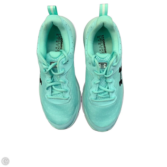 Shoes Athletic By Under Armour In Teal, Size: 10