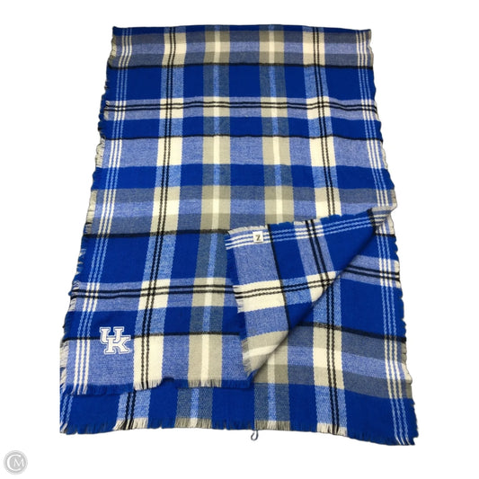 Scarf Winter By Clothes Mentor In Blue & White