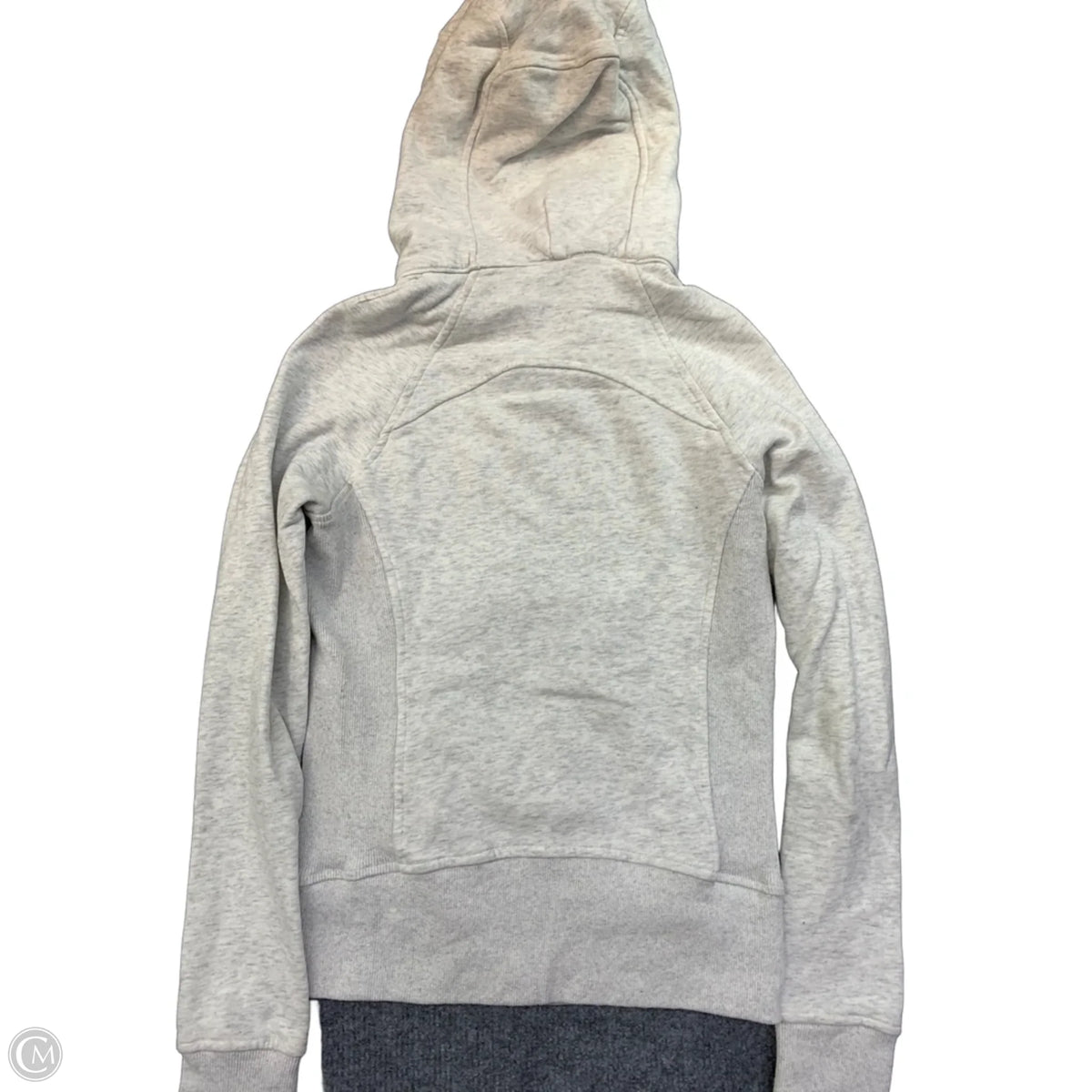 Athletic Jacket By Lululemon In Grey, Size: M