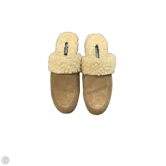 Shoes Flats By Kensie In Brown & Cream, Size: 6.5