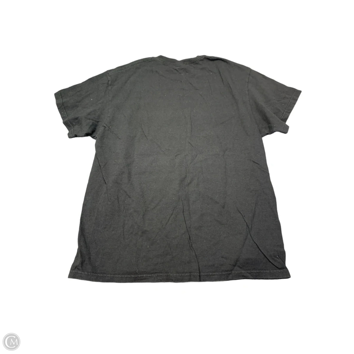 Top Short Sleeve Basic By Clothes Mentor In Black & Blue, Size: L