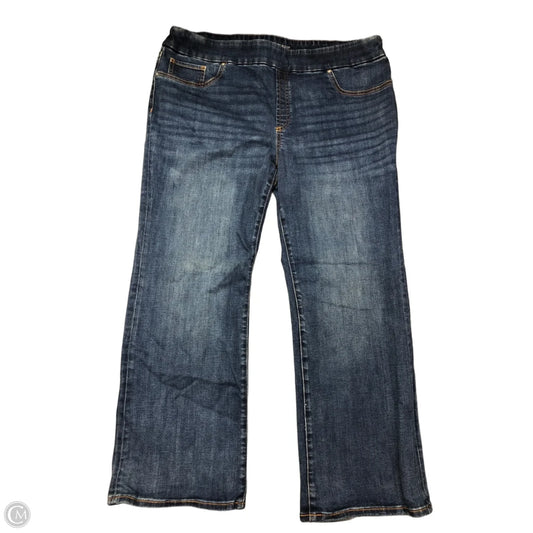 Jeans Boot Cut By Chicos In Blue Denim, Size: 16