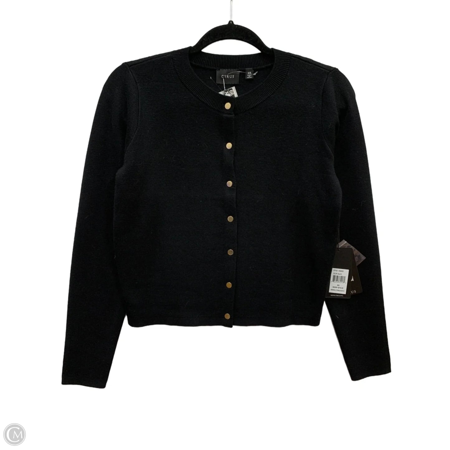 Cardigan By Cyrus In Black, Size: Xs