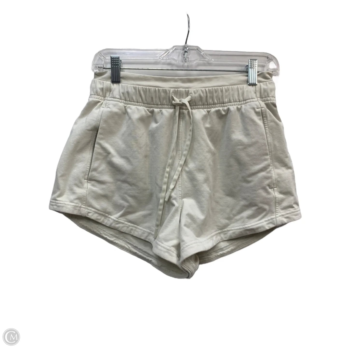 Athletic Shorts By Lululemon In Cream, Size: 6
