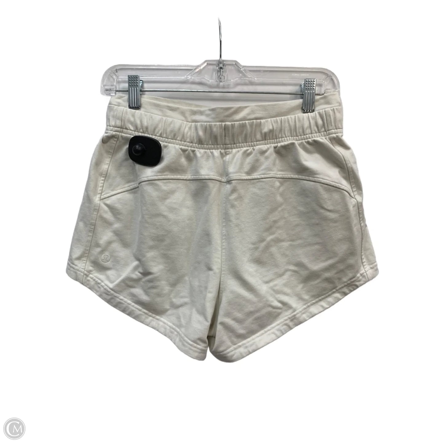 Athletic Shorts By Lululemon In Cream, Size: 6