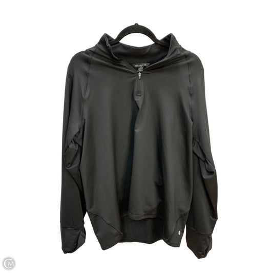 Athletic Sweatshirt Collar By Athleta In Black, Size: Xl