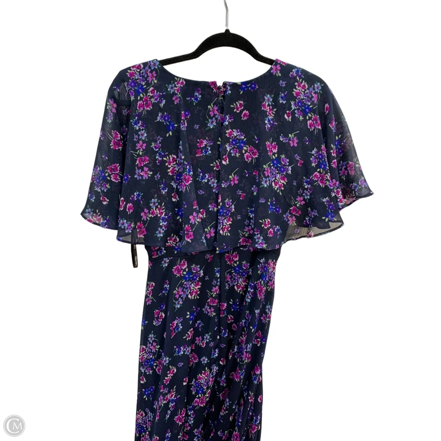 Dress Casual Maxi By Calvin Klein In Floral Print, Size: 4