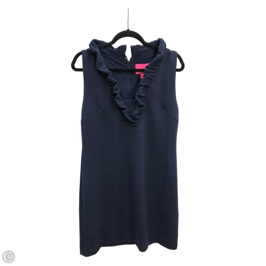 Dress Designer By Lilly Pulitzer In Navy, Size: L