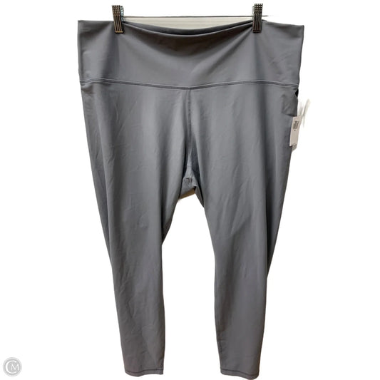 Athletic Leggings By Old Navy In Grey, Size: 2x