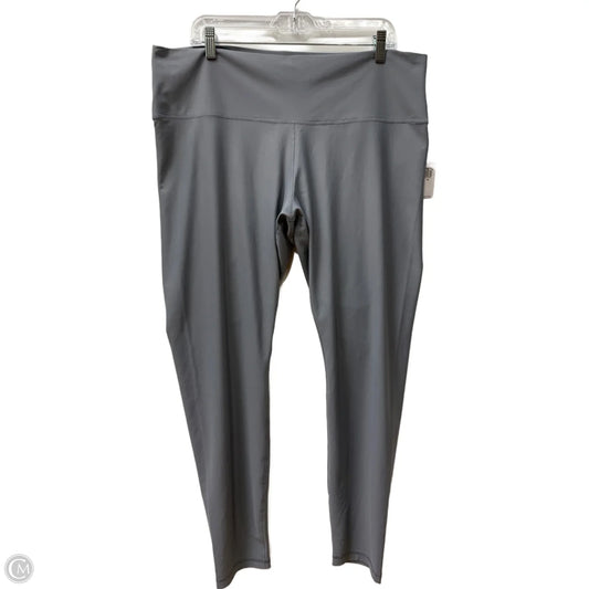 Athletic Leggings By Old Navy In Grey, Size: 2x
