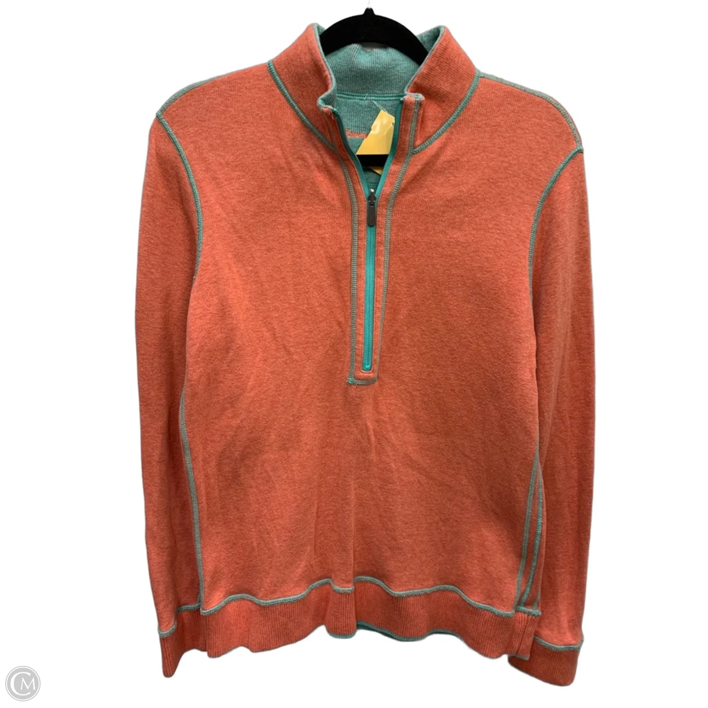 Sweatshirt Collar By Tommy Bahama In Peach, Size: M