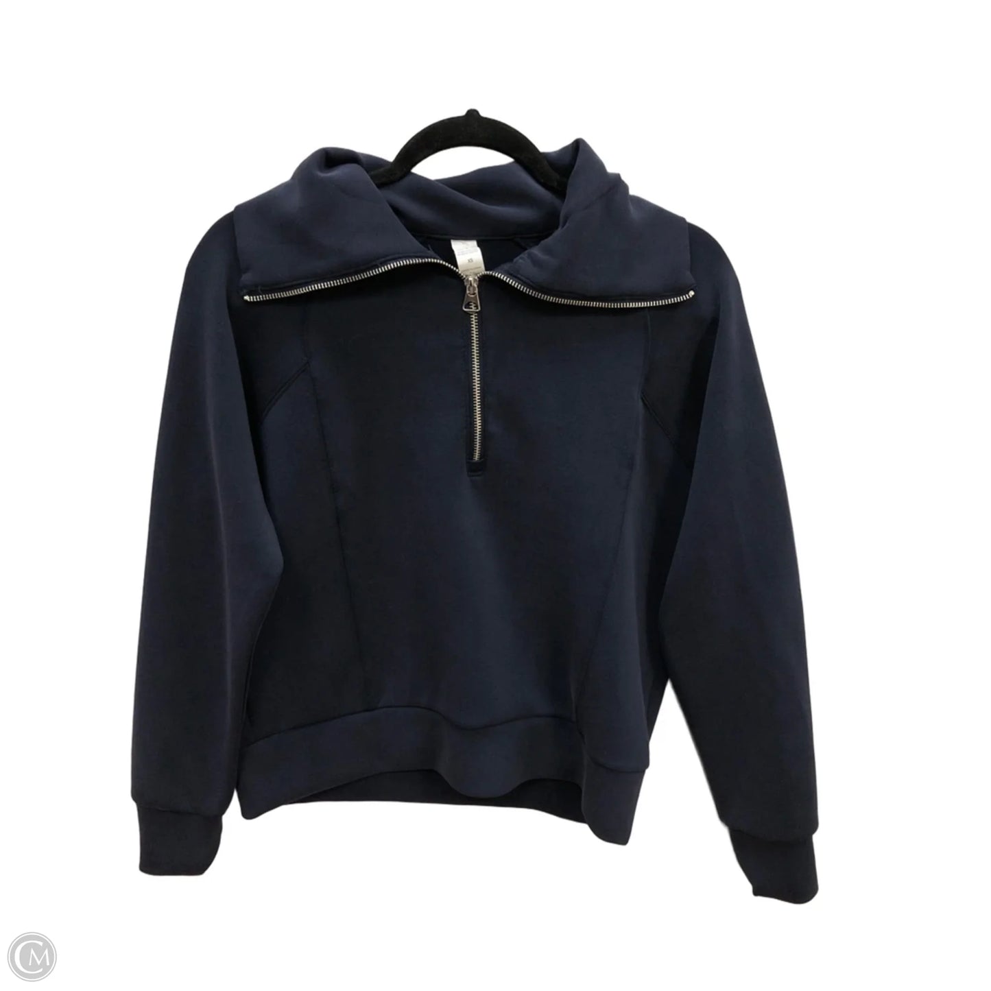 Sweatshirt Collar By Yogalicious In Navy, Size: Xs