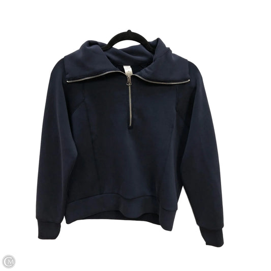 Sweatshirt Collar By Yogalicious In Navy, Size: Xs
