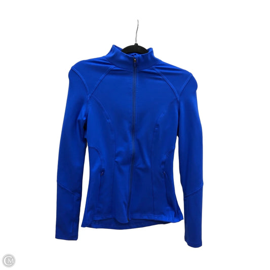 Athletic Jacket By Spyder In Blue, Size: Xs