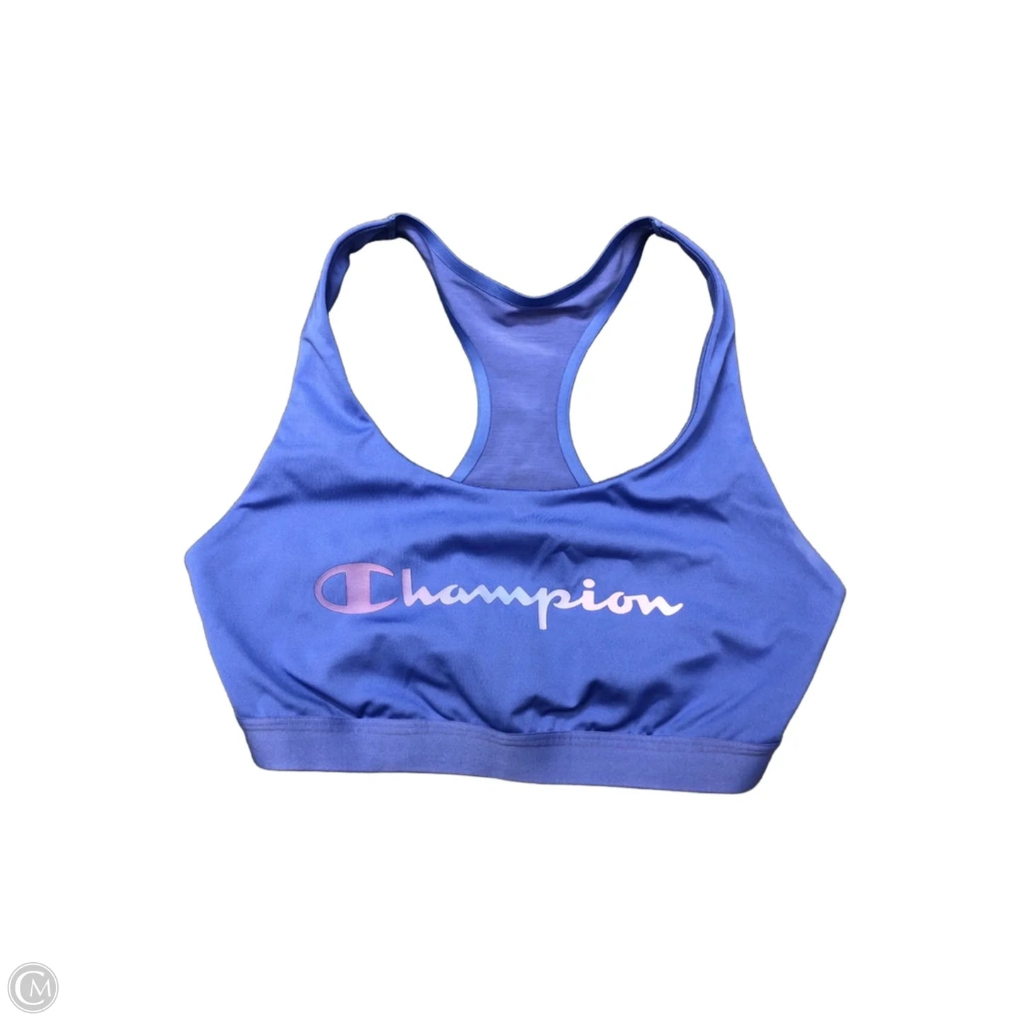 Athletic Bra By Champion In Blue, Size: Xl