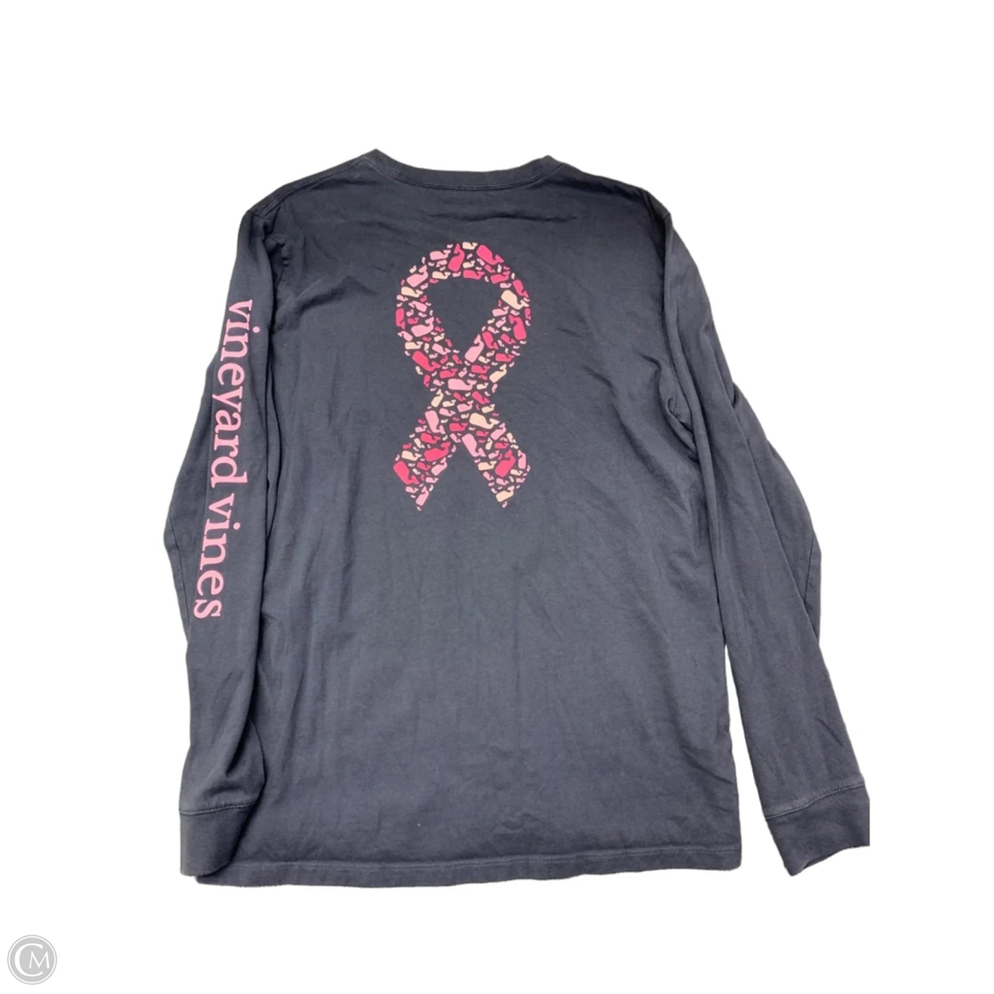 Top Long Sleeve Basic By Vineyard Vines In Navy, Size: M