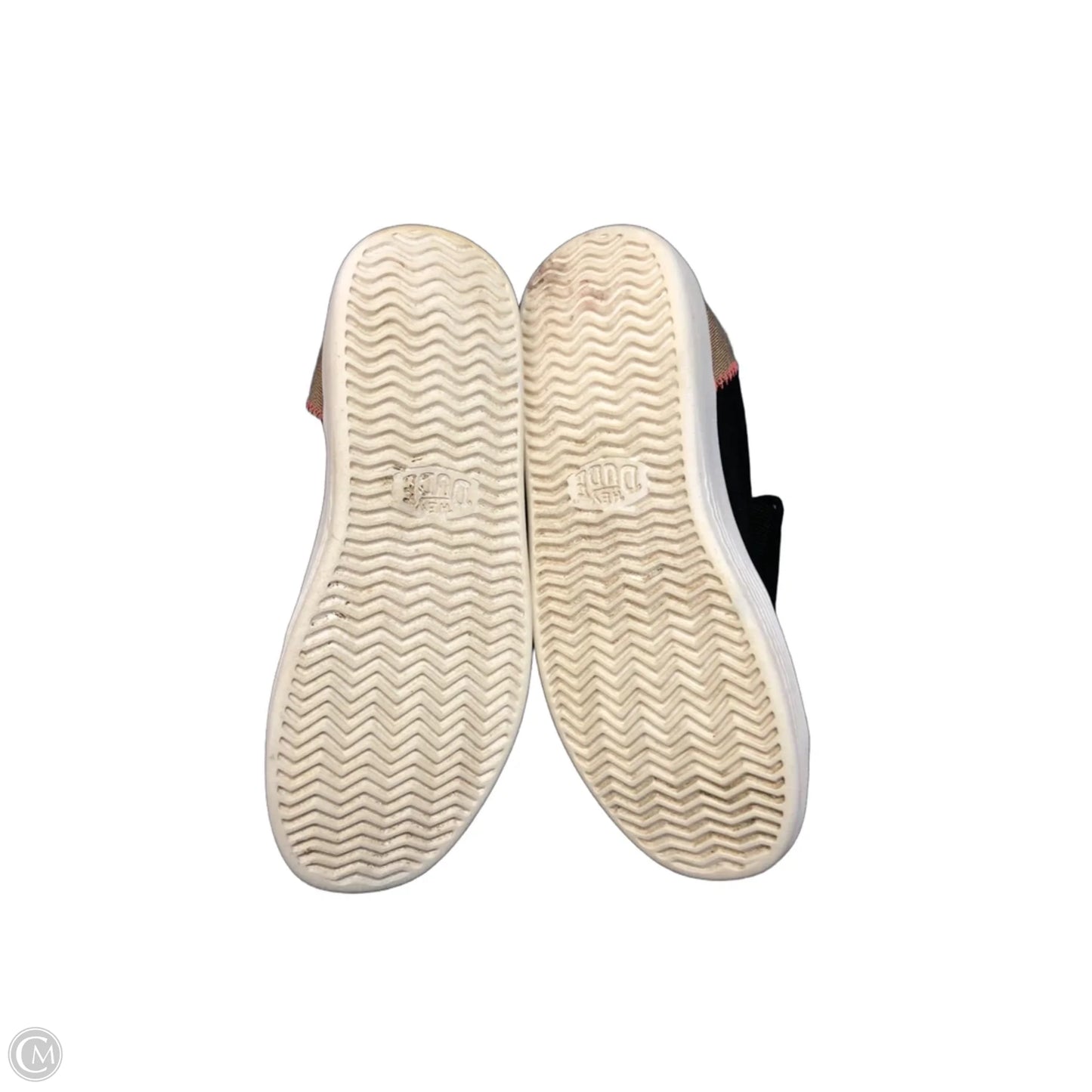 Shoes Sneakers By Hey Dude In Black, Size: 7