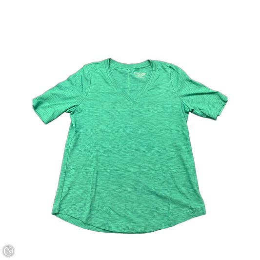 Top Short Sleeve Basic By Chicos In Green, Size: S