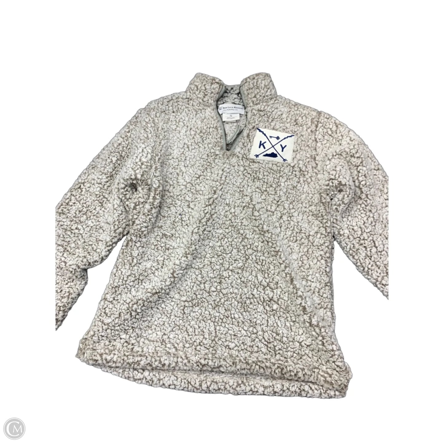 Sweatshirt Crewneck By Cme In Grey, Size: S