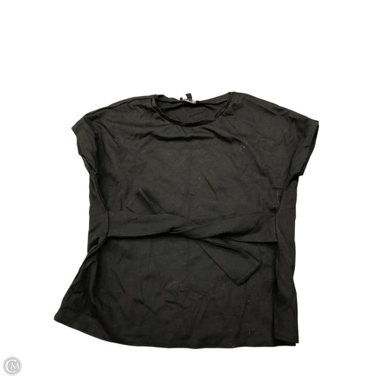 Top Short Sleeve By Express In Black, Size: S