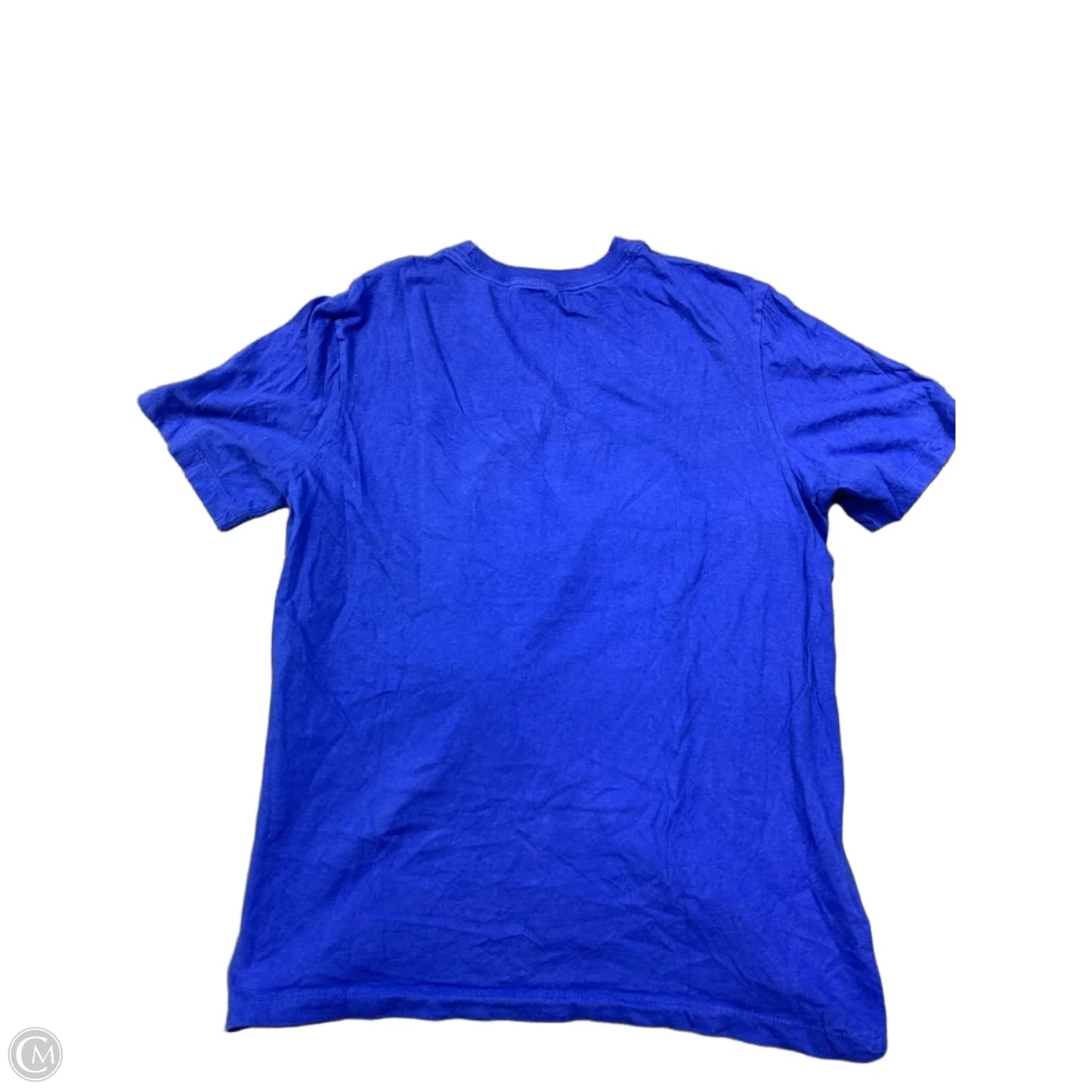 Top Short Sleeve Basic By Nike In Blue, Size: M