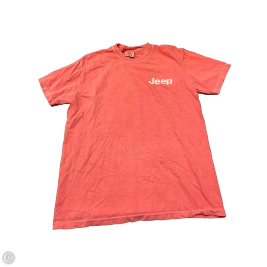 Top Short Sleeve Basic By Comfort Colors In Pink, Size: M