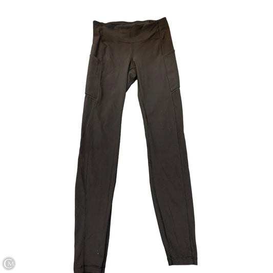 Athletic Leggings By Lululemon In Black, Size: 4