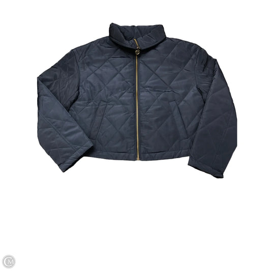 Coat Designer By Michael Kors In Navy, Size: S