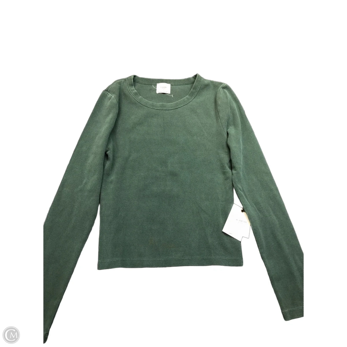 Top Long Sleeve Basic By Cmc In Green, Size: S