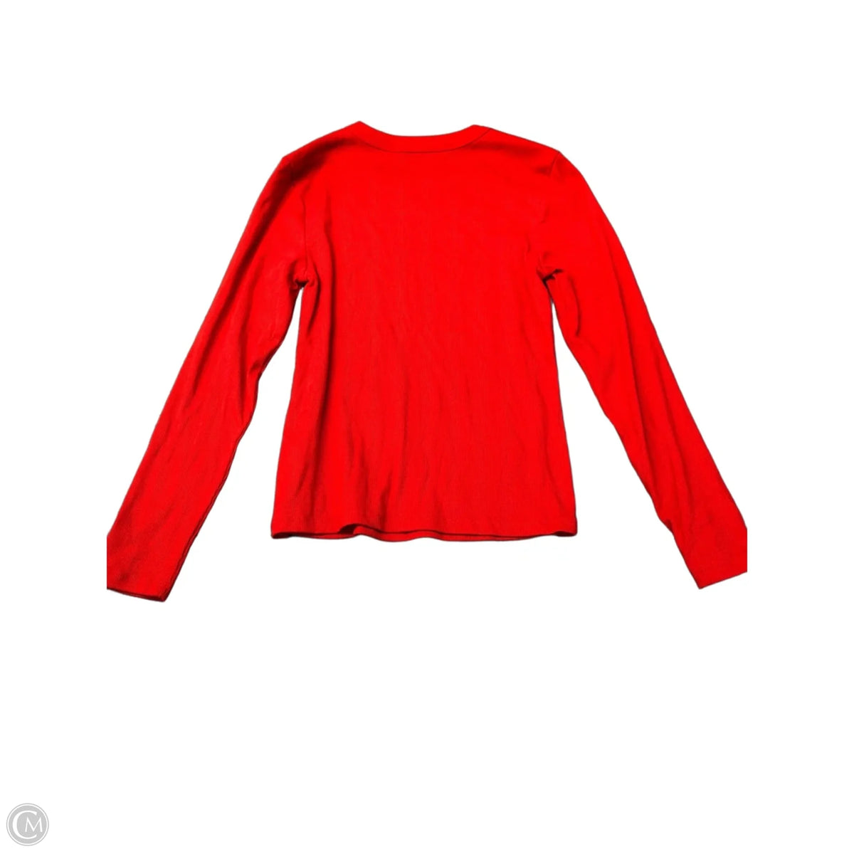 Top Long Sleeve Basic By Old Navy In Red, Size: S