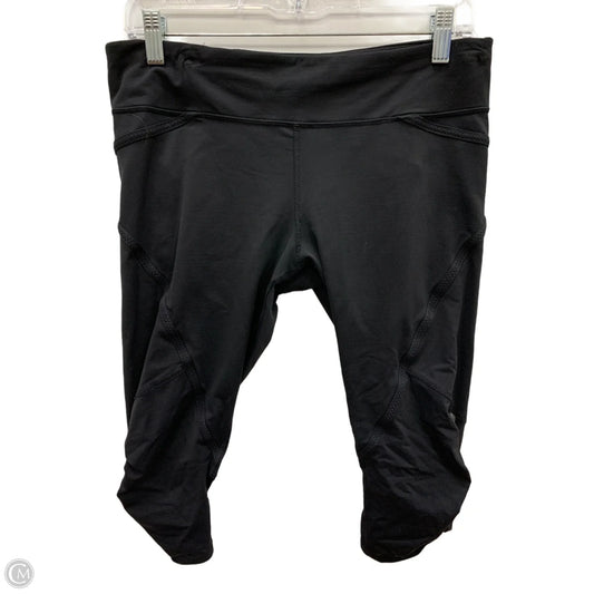 Athletic Capris By Lululemon In Black, Size: 10