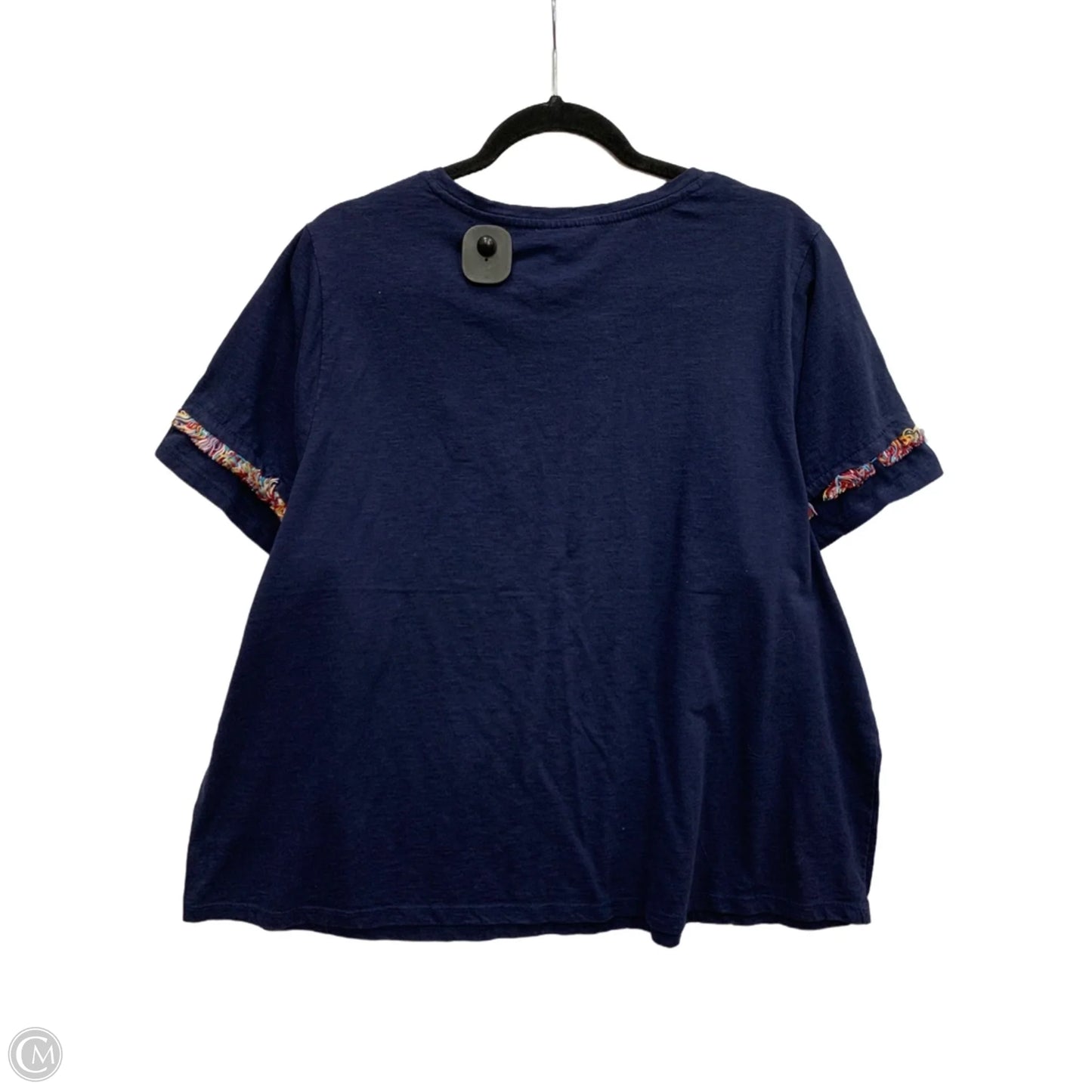 Top Short Sleeve By Style And Company In Navy, Size: 3x
