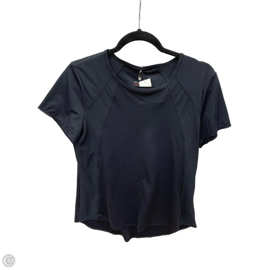 Athletic Top Short Sleeve By Spyder In Black, Size: L