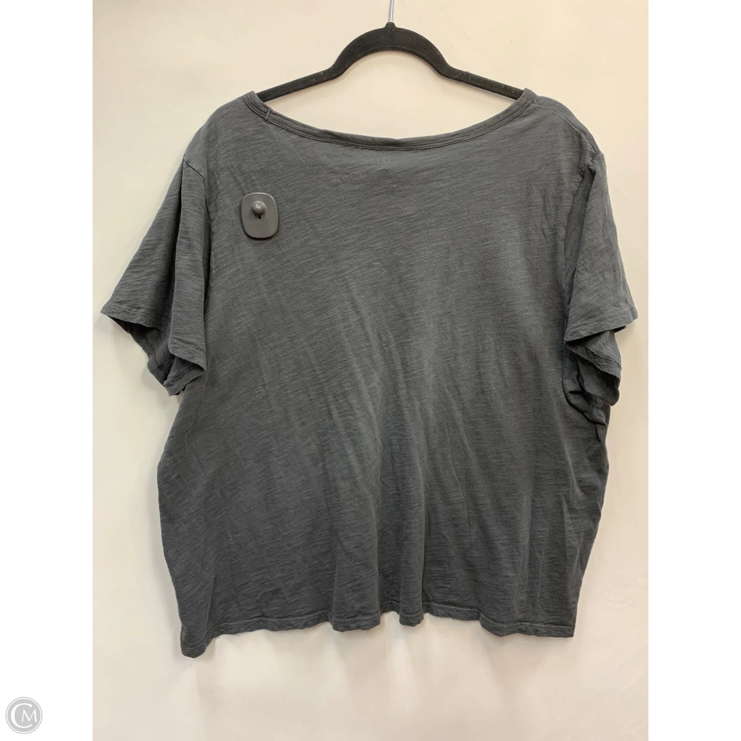 Top Short Sleeve By Old Navy In Grey, Size: Xxl