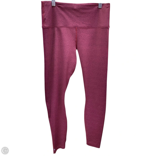 Athletic Leggings By Nobull In Red, Size: L