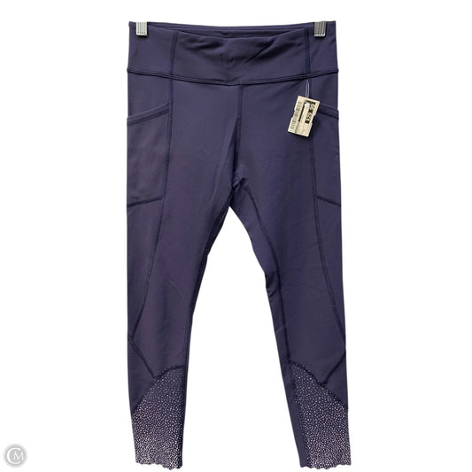 Athletic Leggings By Lululemon In Navy, Size: 6
