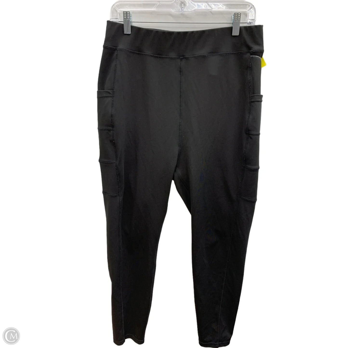 Athletic Leggings By Popfit In Black, Size: 2x
