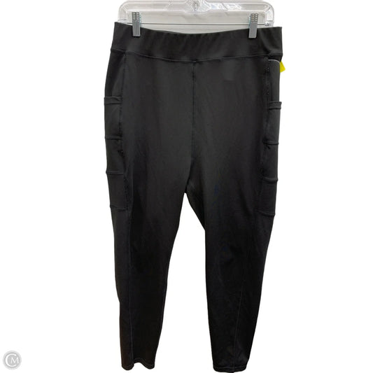 Athletic Leggings By Popfit In Black, Size: 2x