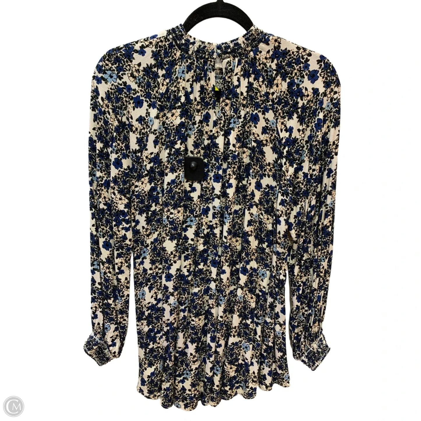 Top Long Sleeve By Free People In Blue, Size: M