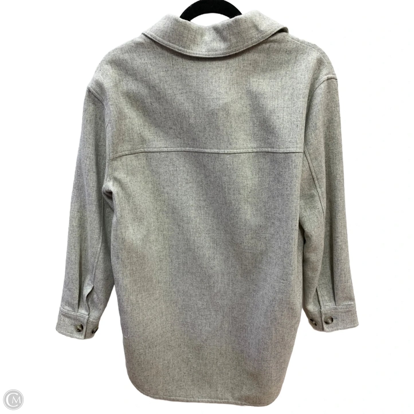 Coat Peacoat By Gentle Fawn In Grey, Size: Xs